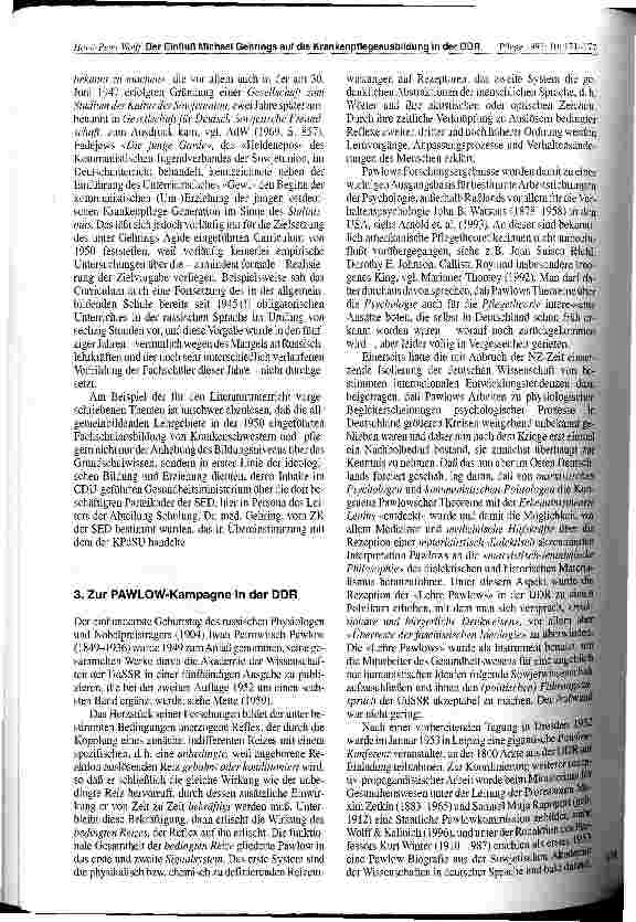 Vorschauseite 4: Der Einfluß Michael Gehrings ( 1918-1969) auf die Krankenpflegeausbildung in der DDR