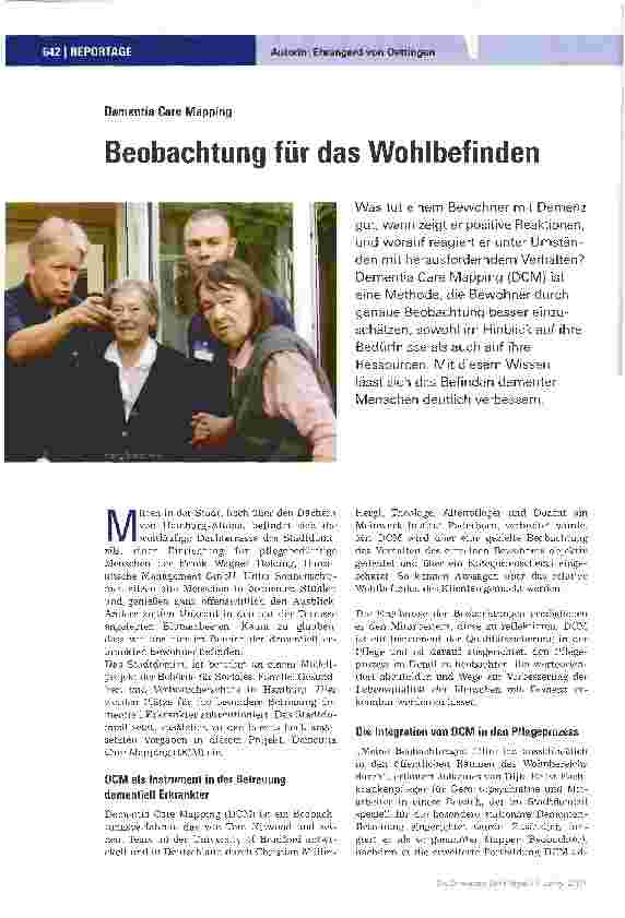 Vorschauseite 1: Beobachtung für das Wohlbefinden