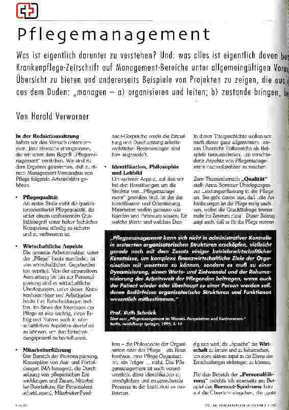 Vorschauseite 1: Pflegemanagement