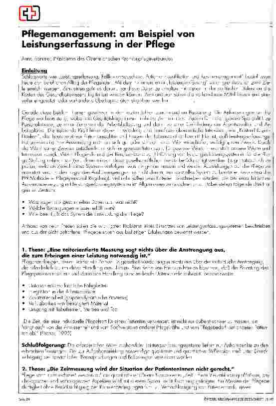 Vorschauseite 3: Pflegemanagement