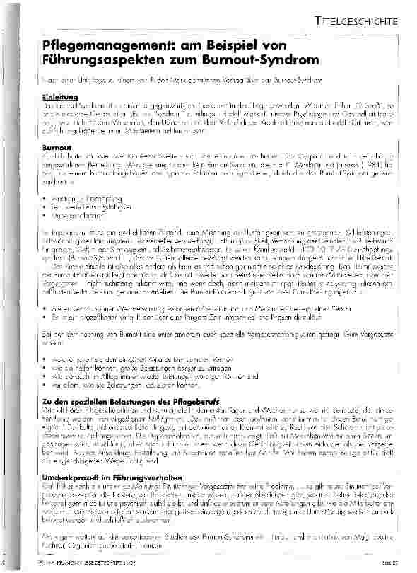 Vorschauseite 6: Pflegemanagement
