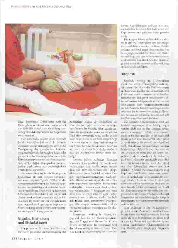 Vorschauseite 3: Therapie und Prävention lagebedingter Kopfdeformitäten im frühen Säuglingsalter