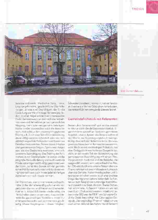 Vorschauseite 2: Gemeindeschwester in der Paulusgemeinde Zehlendorf in Berlin