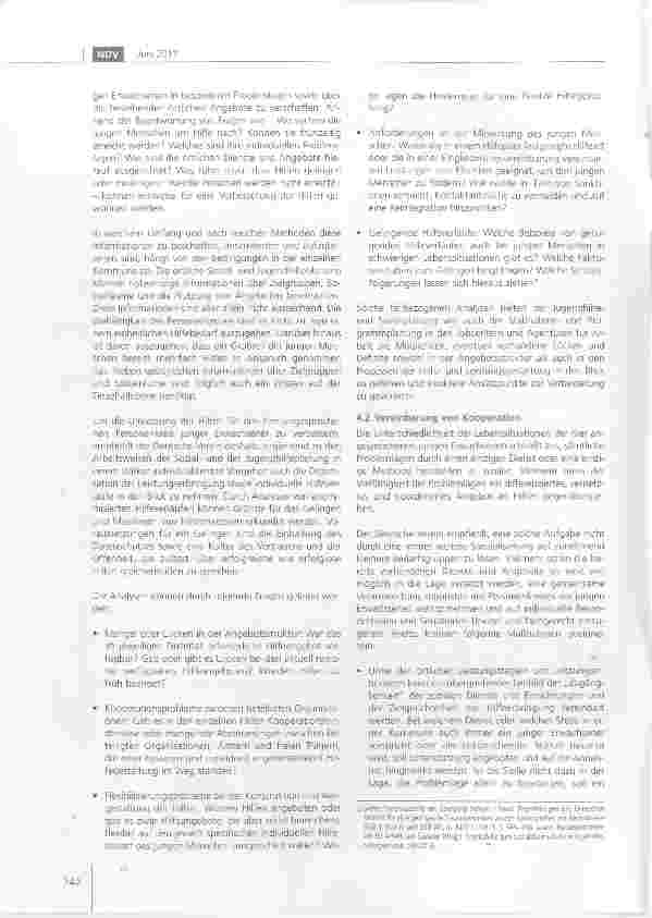 Vorschauseite 2: Empfehlungen des Deutschen Vereins zur Hilfe für junge Erwachsene in besonderen Problemlagen Teil 2