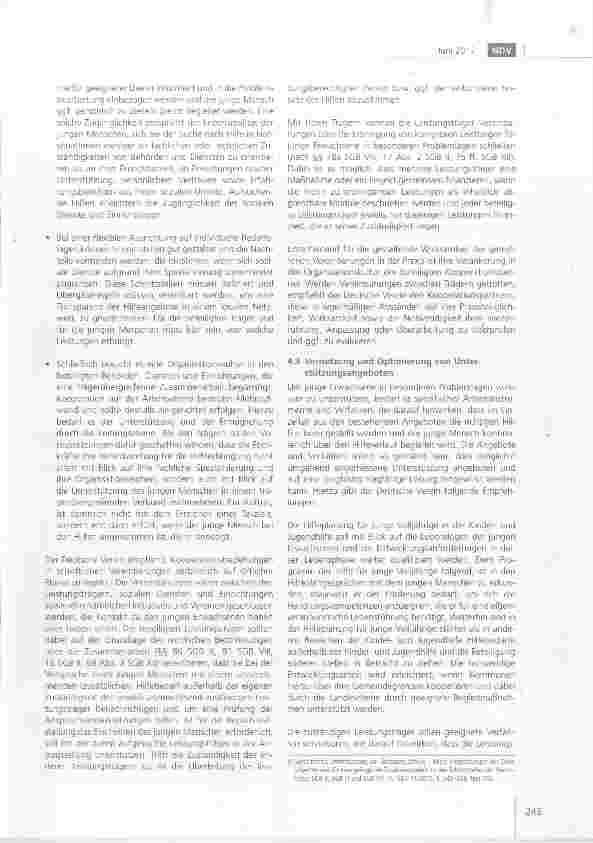 Vorschauseite 3: Empfehlungen des Deutschen Vereins zur Hilfe für junge Erwachsene in besonderen Problemlagen Teil 2