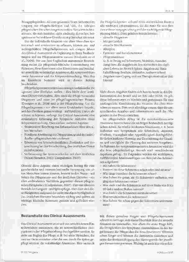 Vorschauseite 2: Alte Menschen ganzheitlich in ihrem Befinden einschätzen Clinical Assessment Teil 1