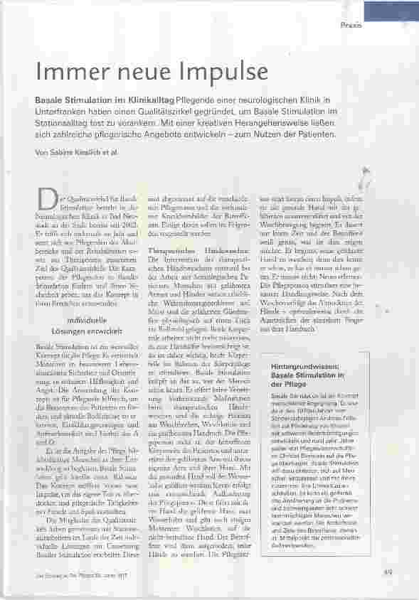 Vorschauseite 1: Immer neue Impulse