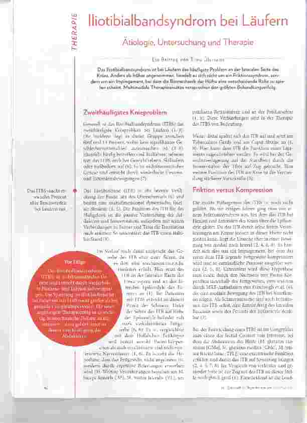 Vorschauseite 1: lliotibialbandsyndrom bei Läufern