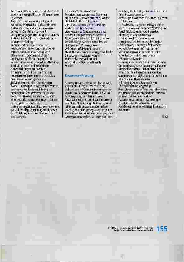 Vorschauseite 3: Pseudomonas aeruginosa (P. aeruginosa)