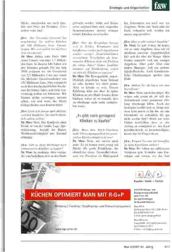 Vorschauseite 2: Unikliniken sind eine interessante Option