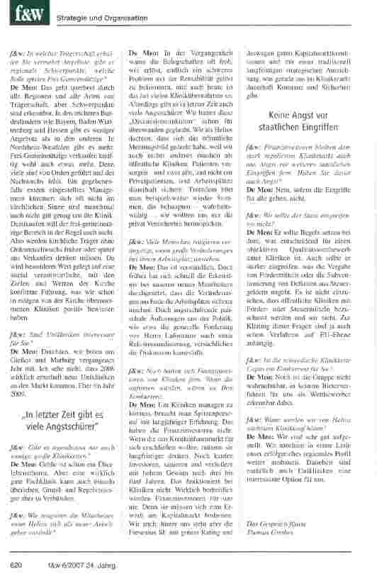 Vorschauseite 4: Unikliniken sind eine interessante Option