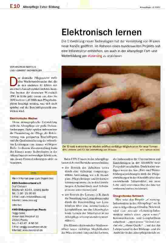 Vorschauseite 1: Elektronisch lernen