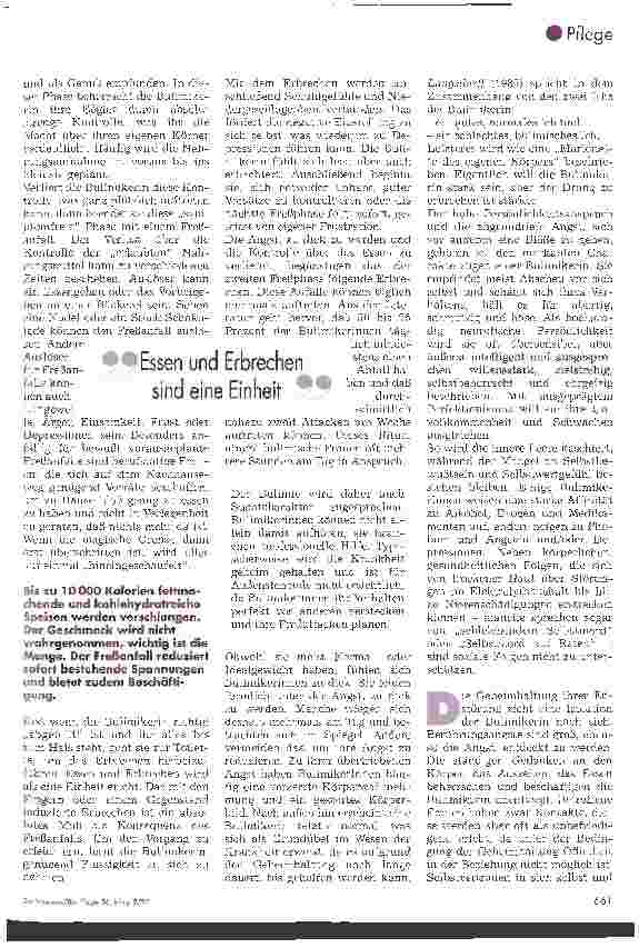 Vorschauseite 2: Bulimie Erscheinungsbild und Erklärungsansätze