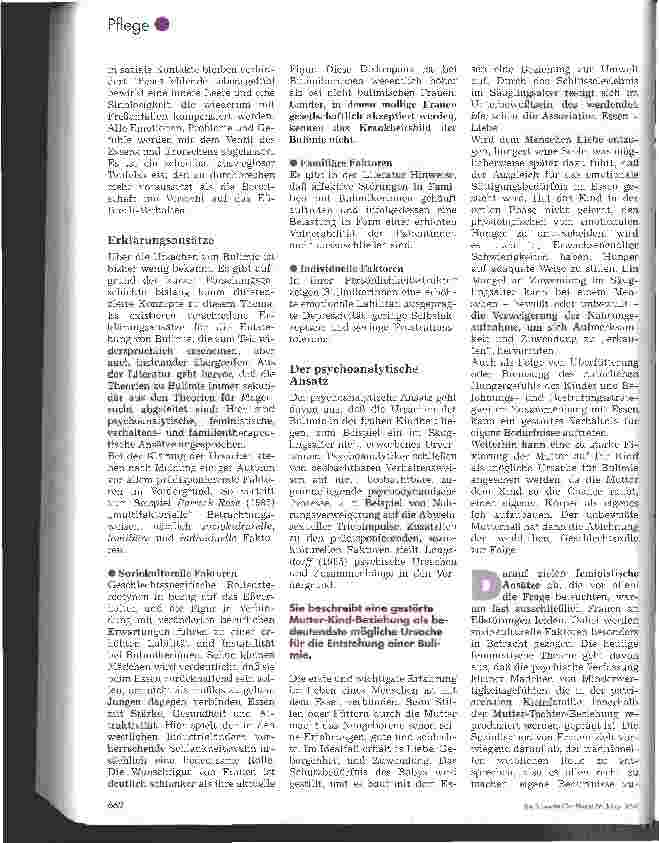 Vorschauseite 3: Bulimie Erscheinungsbild und Erklärungsansätze