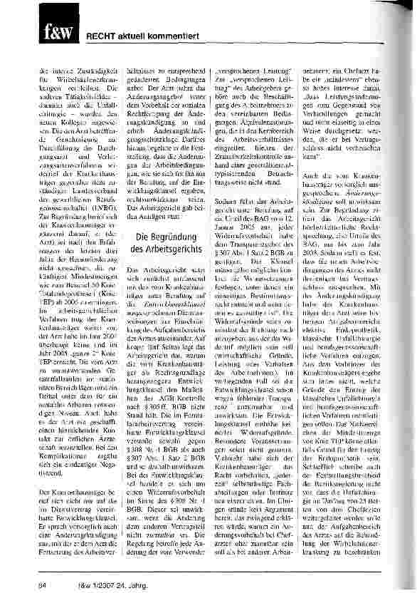 Vorschauseite 2: Erste Urteile zur AGB-Kontrolle von Entwicklungsklauseln