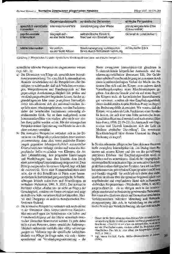 Vorschauseite 4: Normative Dimensionen pflegerischen Handelns - Zur ethischen Relevanz des Körpers