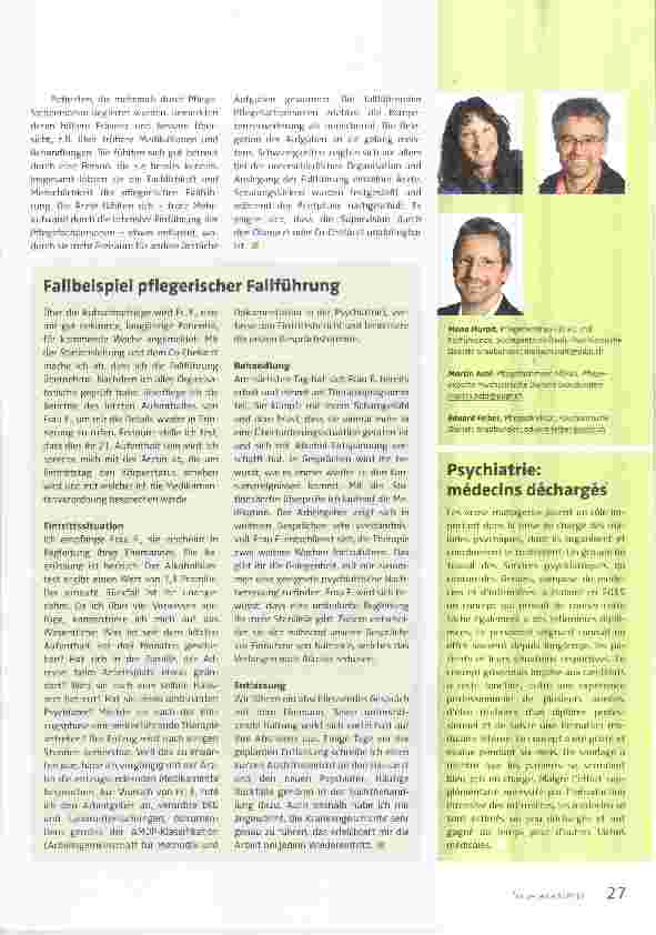 Vorschauseite 2: Fallführung durch diplomierte Pflegefachpersonen