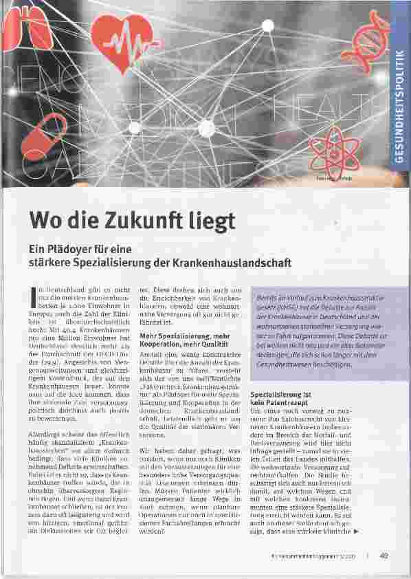 Vorschauseite 1: Wo die Zukunft liegt