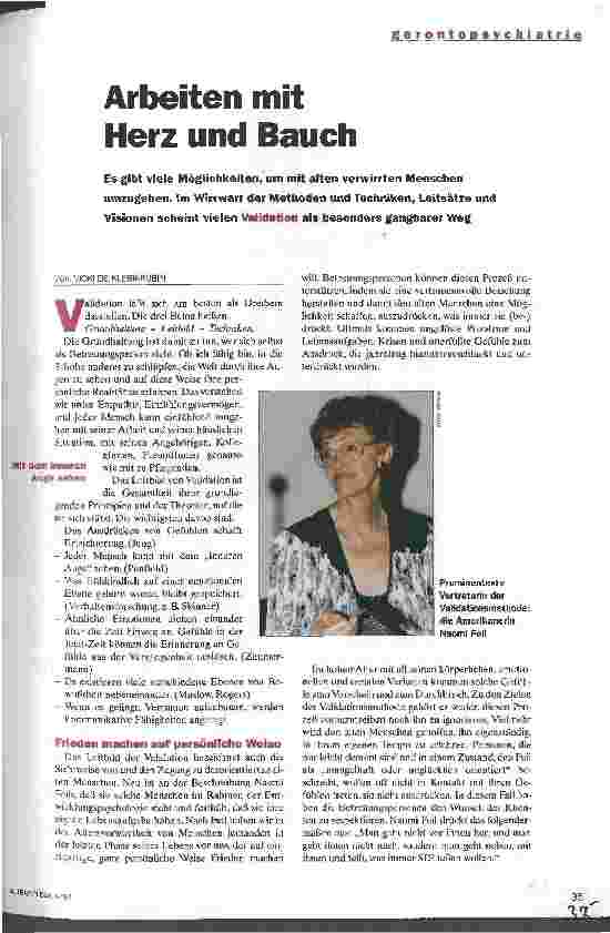Vorschauseite 1: Arbeiten mit Herz und Bauch
