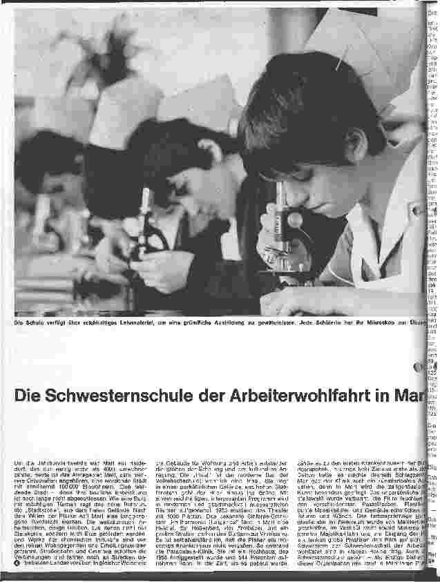 Vorschauseite 1: Die Schwesternschule der Arbeiterwohlfahrt in Marl