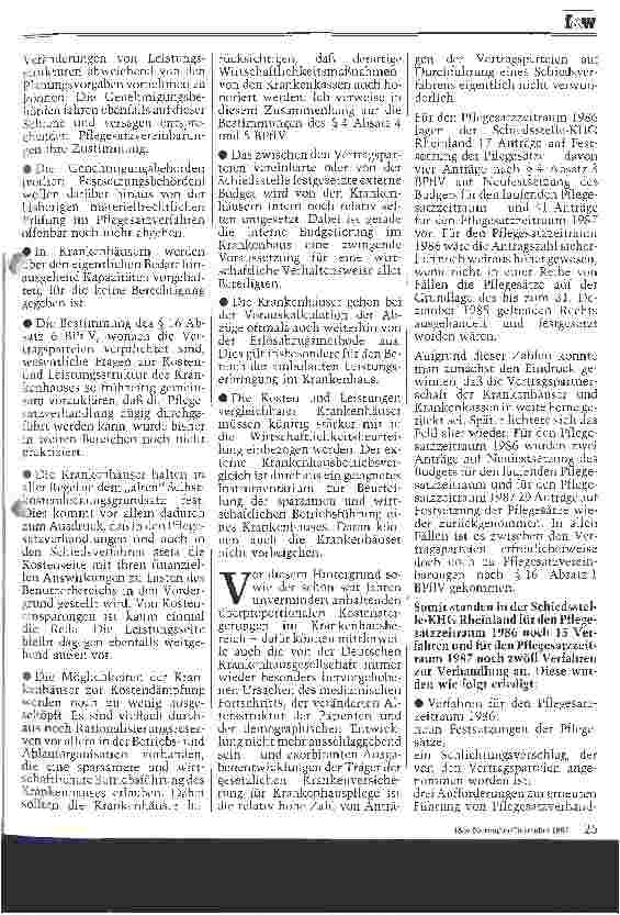 Vorschauseite 4: Anmerkungen zum Schiedsstellenverfahren aus Sicht der Krankenkassen und der Krankenkassen