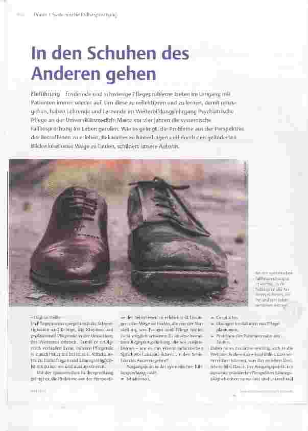Vorschauseite 1: In den Schuhen des Anderen gehen