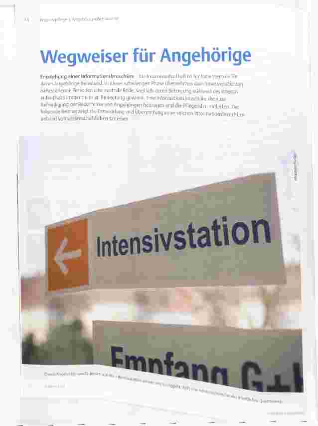 Vorschauseite 1: Wegweiser für Angehörige