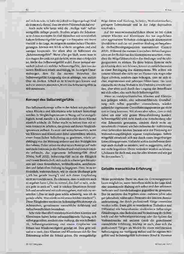 Vorschauseite 2: Selbstmitgefühl statt Selbstwertgefühl