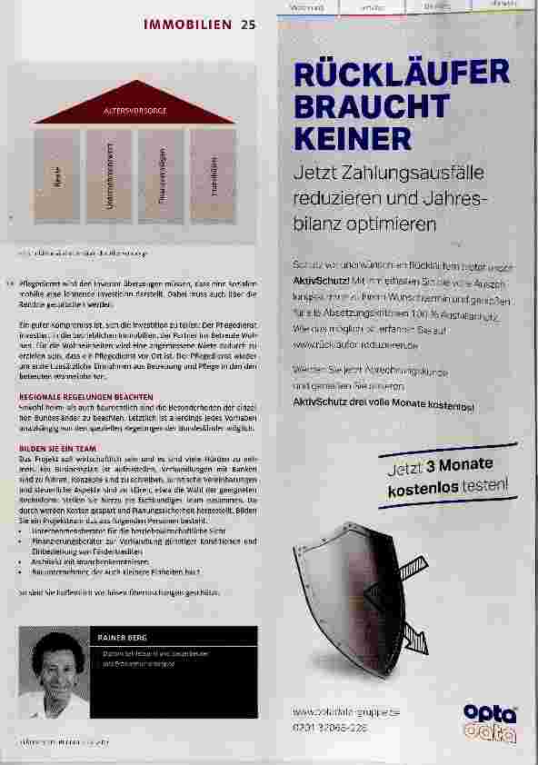 Vorschauseite 5: Die Sozialimmobilie für Einsteiger