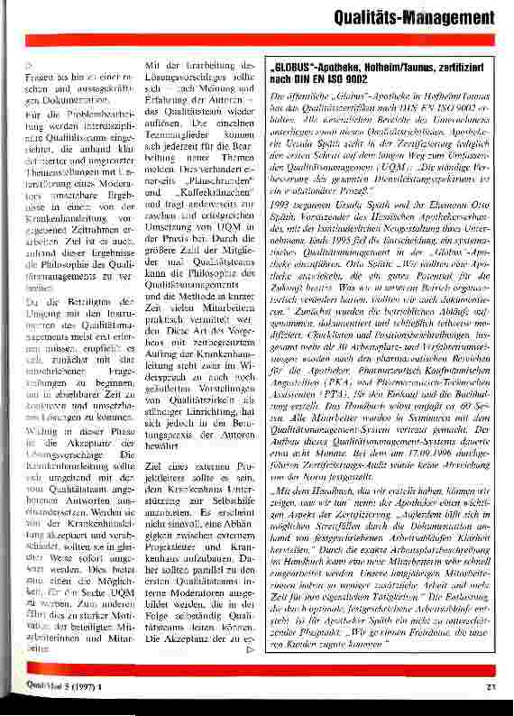 Vorschauseite 5: Praxis der Einführung von UQM im Krankenhaus