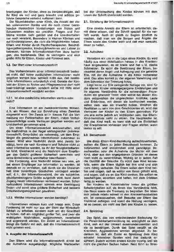 Vorschauseite 2: Erstellung einer Info-schrift für Eltern und Kinder