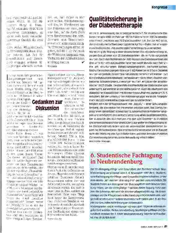 Vorschauseite 2: Kunde, Patient oder ... Mensch? 3. interdisziplinärer Pflegekongreß in Dresden