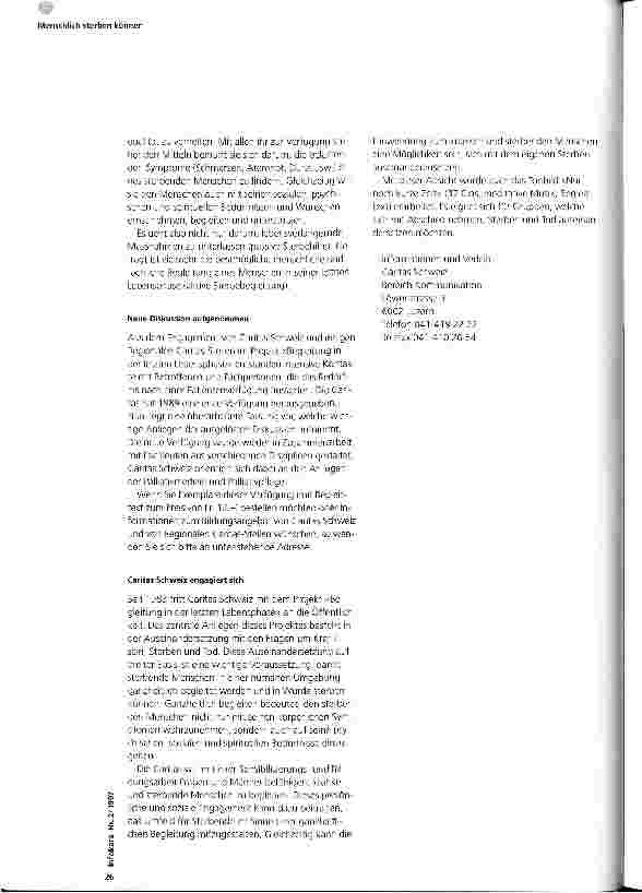 Vorschauseite 3: Menschlich sterben können Gedanken, Anregungen und Informationen zur persönlichen Verfügung