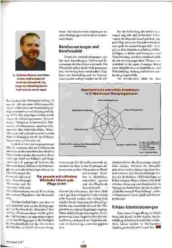 Vorschauseite 4: Viel Streß und wenig Anerkennung