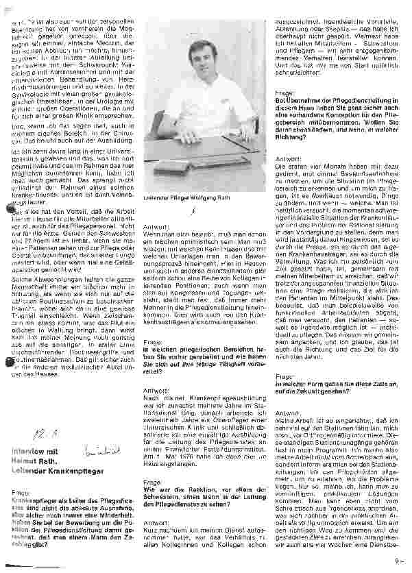 Vorschauseite 6: Das Kreiskrankenhaus Main-taunus in Bad Soden Interview mit Prof. Dr. J. Hartleib Ärztlicher Direktor