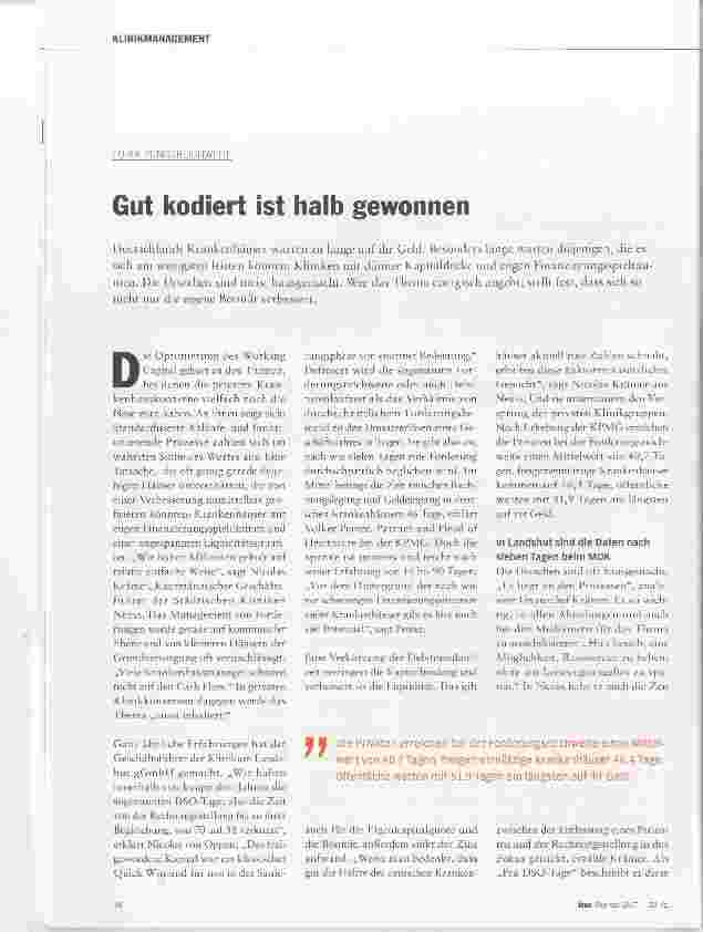 Vorschauseite 1: Gut kodiert ist halb gewonnen