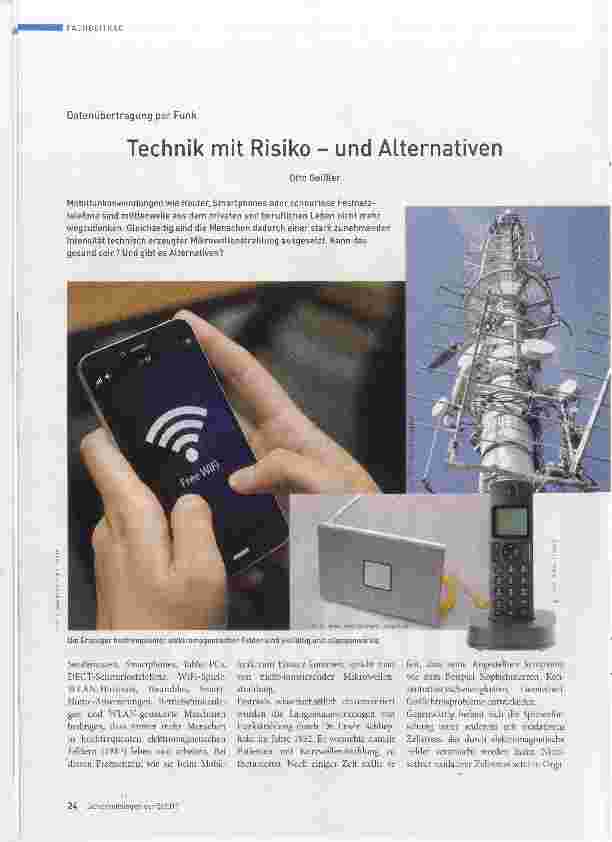 Vorschauseite 1: Technik mit Risiko - und Alternativen