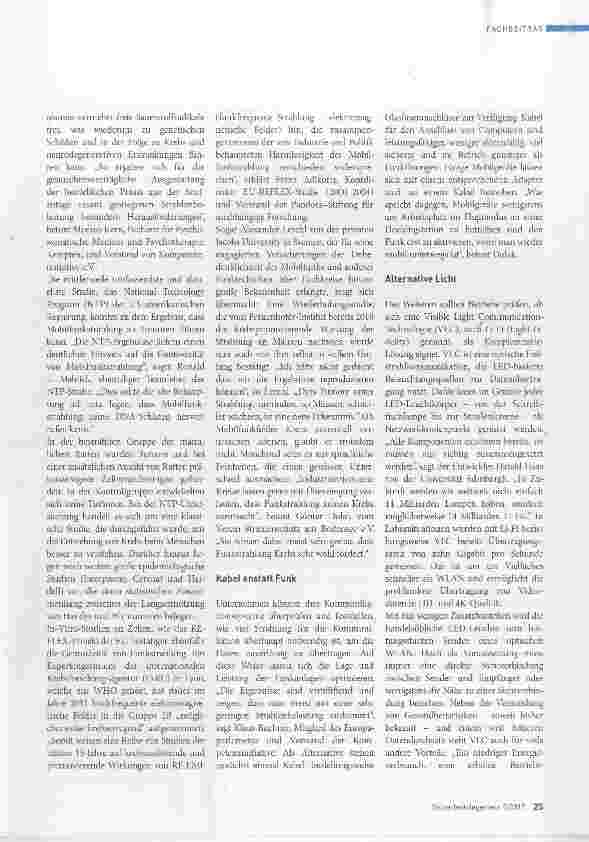 Vorschauseite 2: Technik mit Risiko - und Alternativen