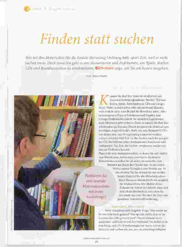 Vorschauseite 1: Finden statt suchen