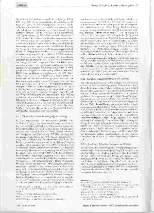 Vorschauseite 4: Gut gemeint, aber schlecht gemacht? Zur Gefahr von Diskriminierungen durch Besitzstandsregelungen in den Tarifverträgen des öffentlichen Dienstes Teil 2