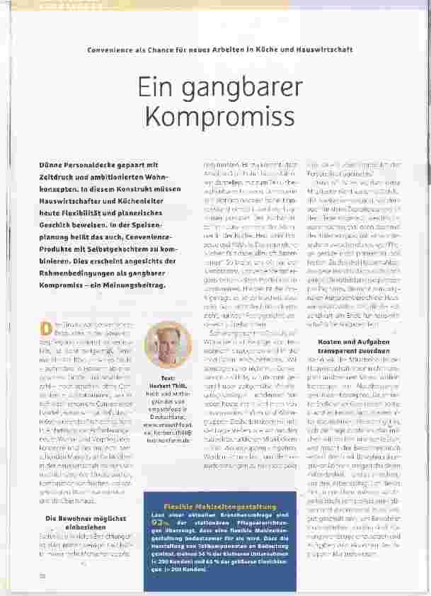 Vorschauseite 1: Ein gangbarer Kompromiss