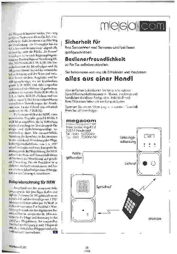 Vorschauseite 2: Vergütungskalkulation Berechnungsbeispiel für das Standard-Pflegesatzmodell