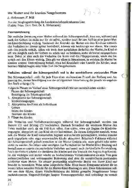 Vorschauseite 1: Die Mutter und ihr krankes Neugeborenes