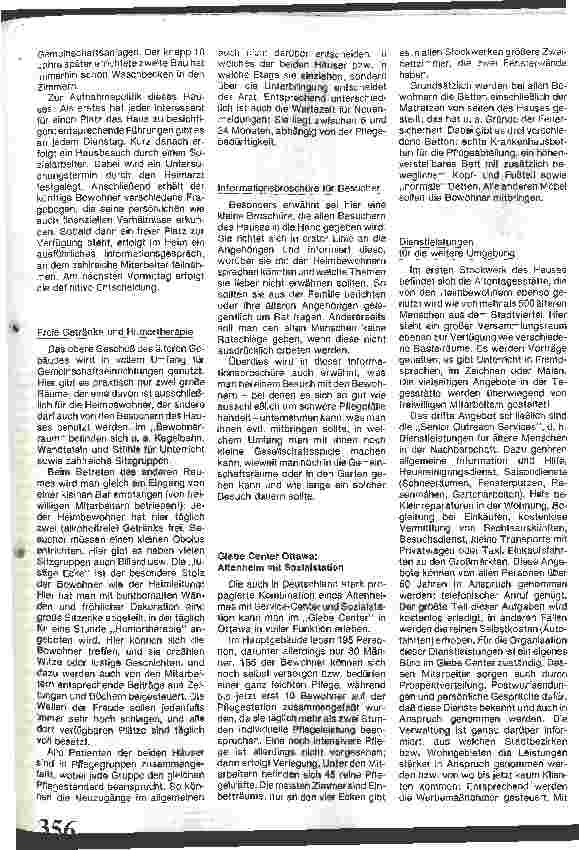Vorschauseite 3: Altenund Altenpflegeheime in Kanada