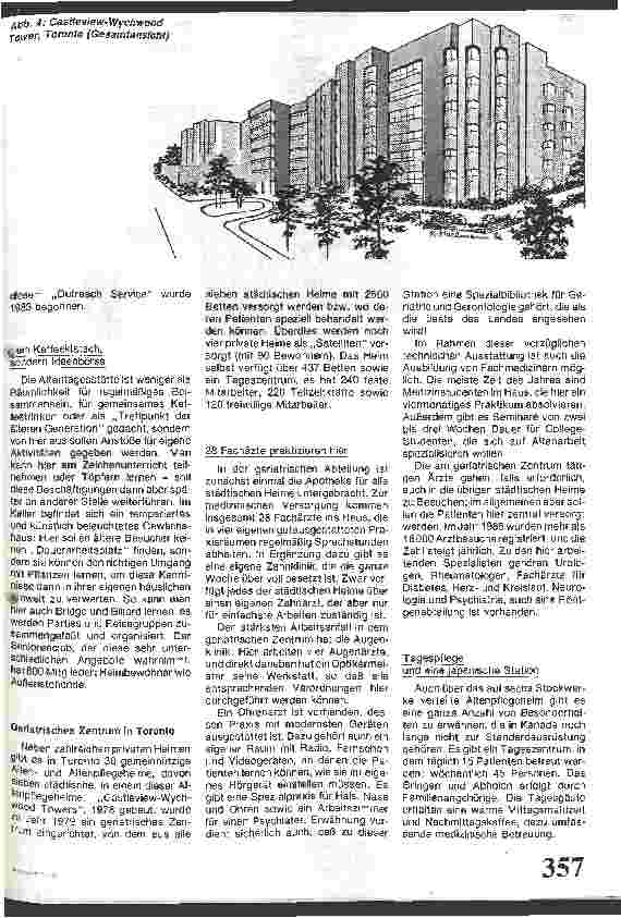 Vorschauseite 4: Altenund Altenpflegeheime in Kanada