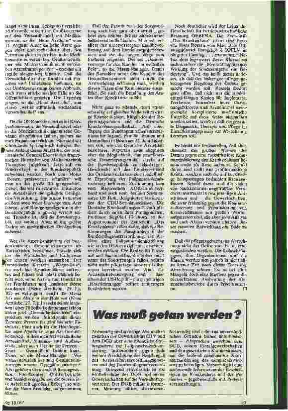 Vorschauseite 2: Guter Einstieg Neues zur Amerikanisierung des Gesundheitswesens