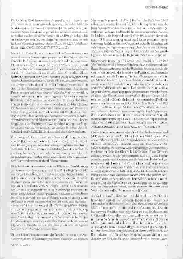 Vorschauseite 3: Notwendigkeit eines erneuten Konformitätsbewertungsverfahrens durch den Parallelimporteur eines Medizinprodukts