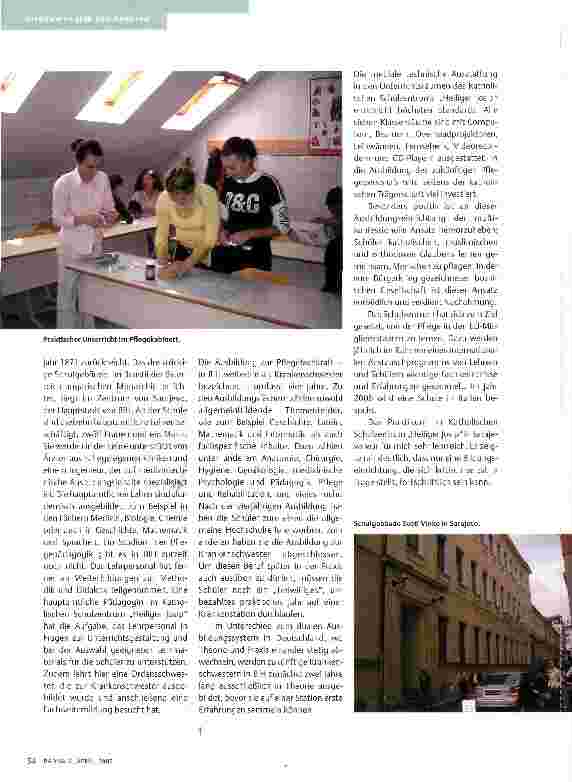 Vorschauseite 2: PFLEGEAUSBILDUNG IN BOSNIEN UND HERZEGOWINA