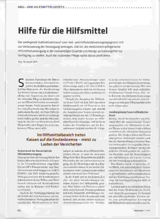 Vorschauseite 1: Hilfe für die Hilfsmittel
