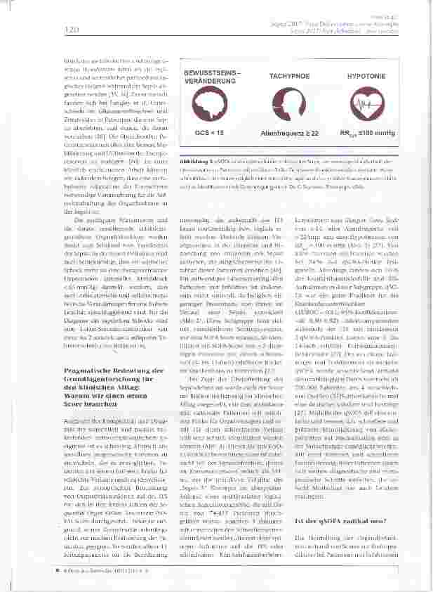 Vorschauseite 4: Sepsis 2017: Neue Definitionen - neue Konzepte